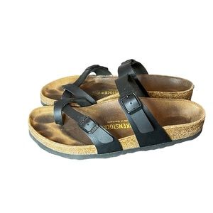 Birkenstock Mayari sandals, black, size 38, US size 8.5